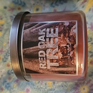Red Oak Tree ultra rare test candle Bath and Body Works 3 wick candle 2013